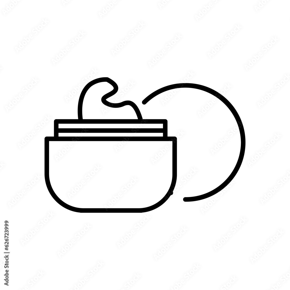 Facial Cream line icon Facial Cream line icon