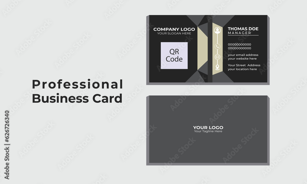 Modern Business Card template. Modern Business Card template.