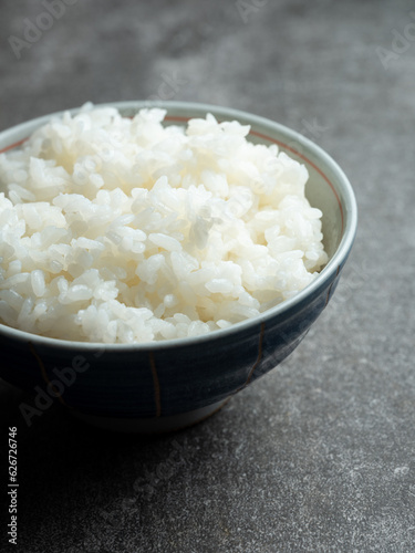 well-cooked rice in a bowl
