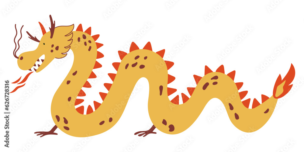 Happy chinese new year 2024 the dragon zodiac sign