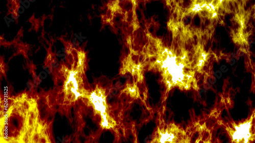 Abstract Fire wall illustration. Wall of Fire seamless background. Fire Background.