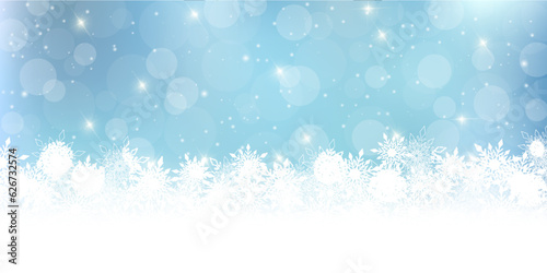 雪　クリスマス　冬　空　背景