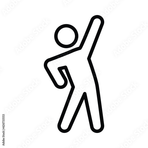 Exercise home workout vector icon