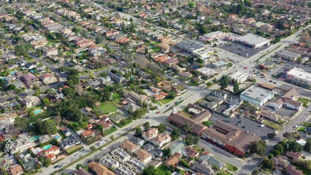 Aerial view of the Los Angeles area cityscape Aerial view of the Los Angeles area cityscape