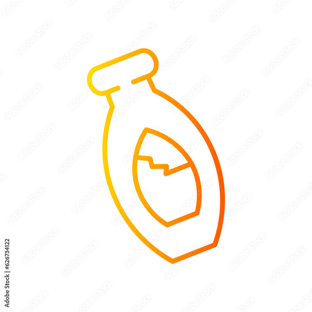 Nail Polish Removal gradient icon Nail Polish Removal gradient icon