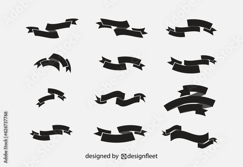Vector ribbon set