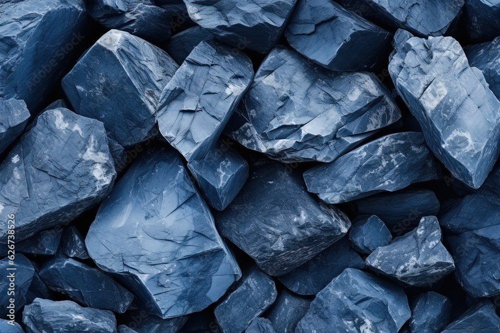 Pebbles stones background with blue toned Pebbles stones background with blue toned