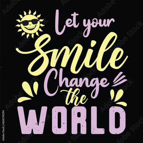Smile Day T-shirt Design, Smile Power Day,