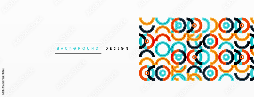 Colorful circle abstract background with vibrant and eye-catching design that incorporates a variety of different shades and hues creating a swirling, dynamic effect Colorful circle abstract background with vibrant and eye-catching design that incorporates a variety of different shades and hues creating a swirling, dynamic effect