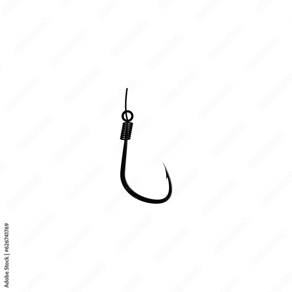 fishing rod icon design vector fishing rod icon design vector