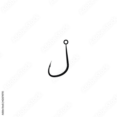 fishing rod icon design vector