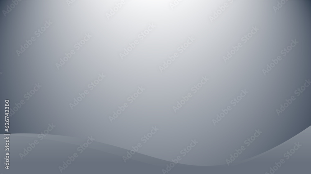 Abstract blur horizontal wave gradient background with gray and light, for deign concepts, wallpapers, web, presentations and prints. Vector illustration studio style
