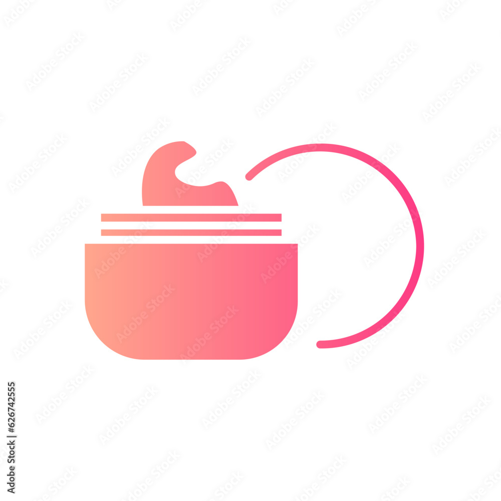 Fototapeta premium Facial Cream gradient icon