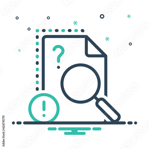 Mix icon for exist