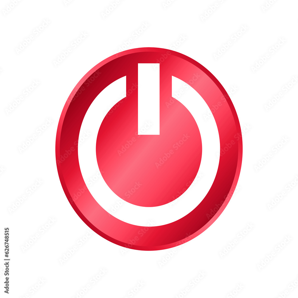 off button red color transparent background off button red color transparent background