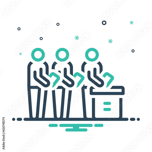 Mix icon for voters