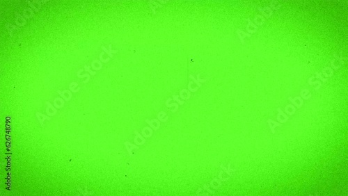 Old damaged film noise animation ( 4K looped) | green background  for chroma key