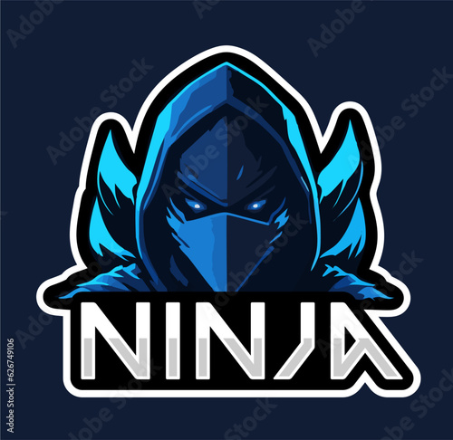 ninja gaming logo with best quality