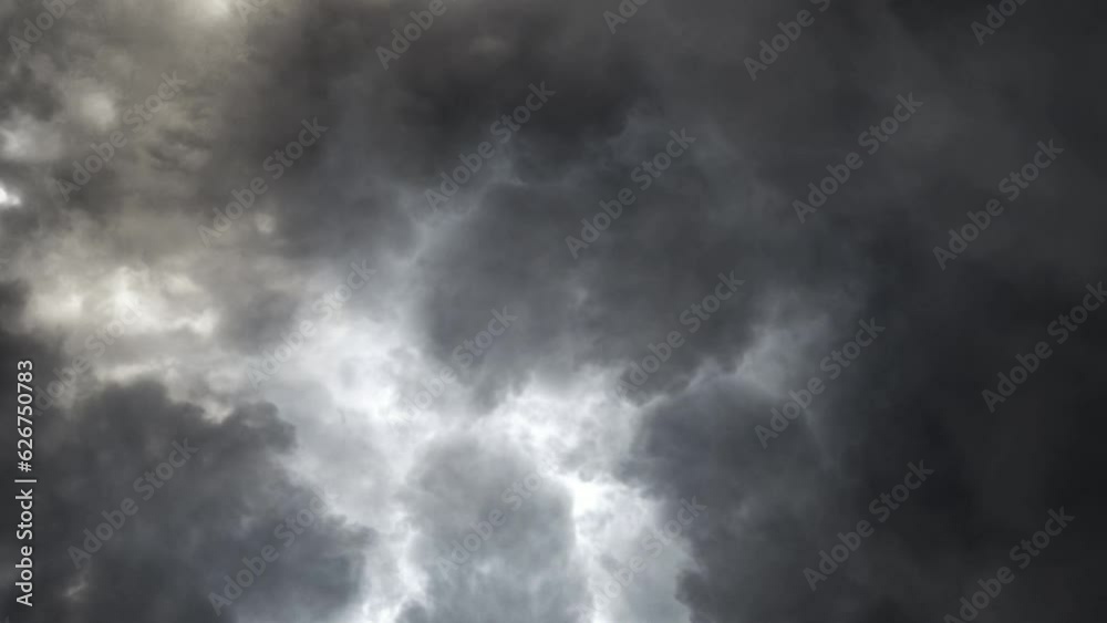 Lightning Bolt Strikes And Storm Clouds 4K Lightning Bolt Strikes And Storm Clouds 4K