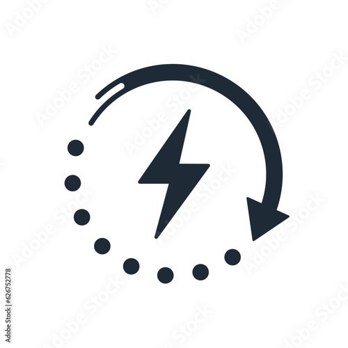 Temporal activity.Vector linear icon isolated on white background.
