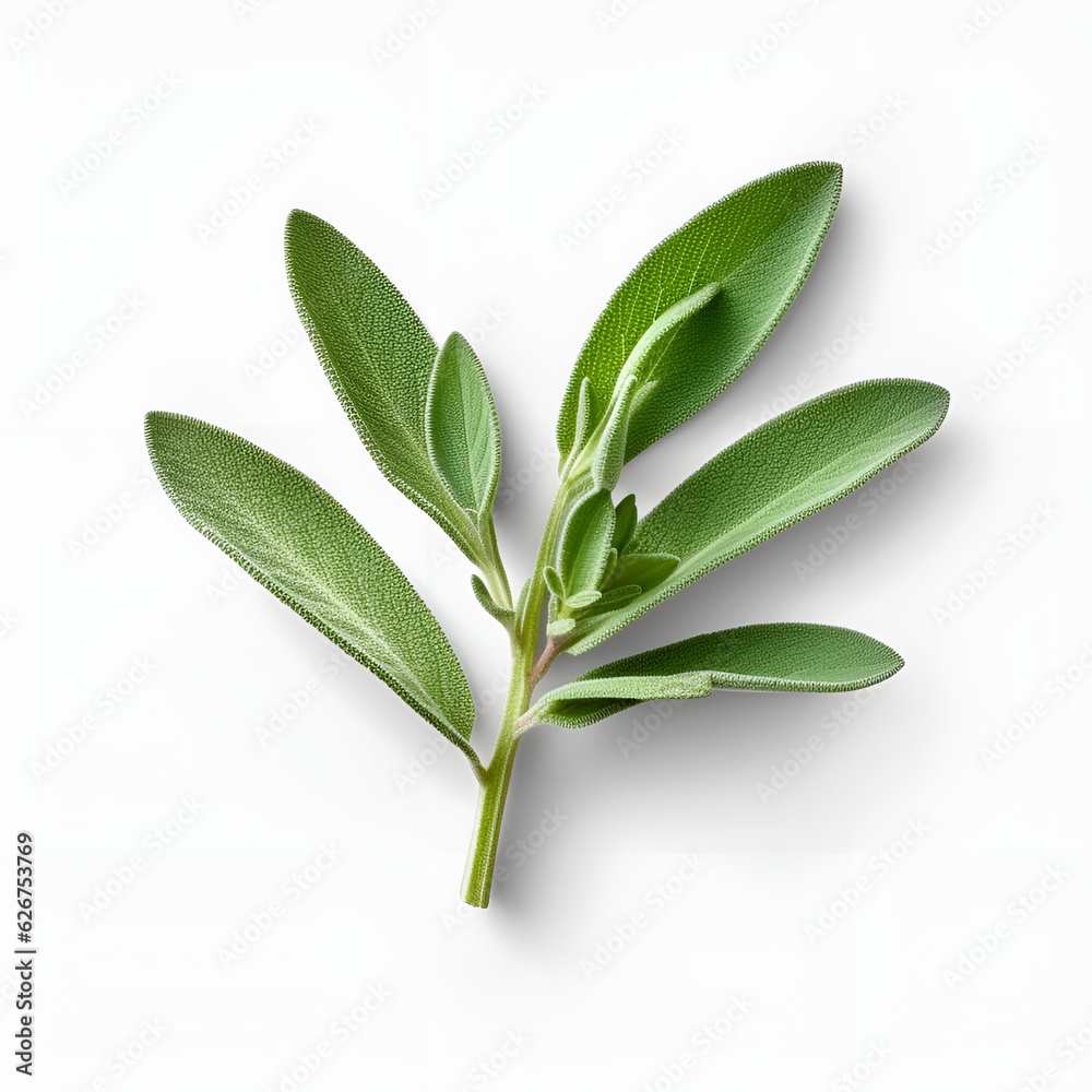 Obraz premium Green plant isolated on white background