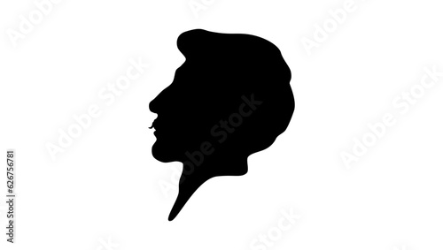 Marcel Proust silhouette