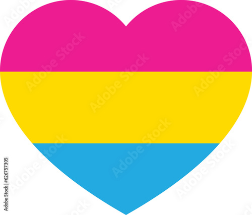 Pink, yellow, and blue colored heart icons, as the colors of the pansexual flag. LGBTQI concept. Flat design illustration. Free Download Pink, yellow, and blue colored heart icons, as the colors of the pansexual flag. LGBTQI concept. Flat design illustration. - GFXLoad