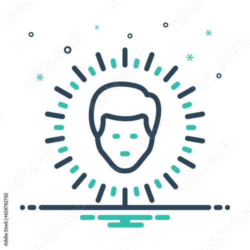 Mix icon for headed