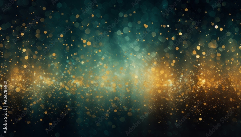 a gold dust background with glitter particles, Generative AI a gold dust background with glitter particles, Generative AI