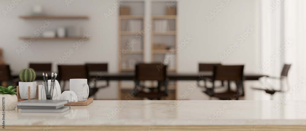 Empty space on a tabletop against blurred modern meeting asa background. workspace concept. Empty space on a tabletop against blurred modern meeting asa background. workspace concept.