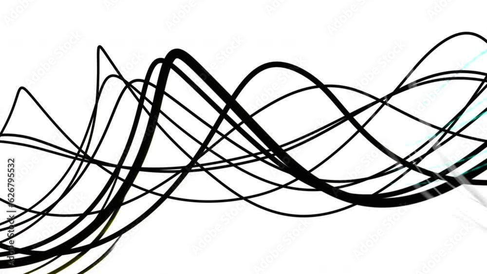 Fiber and wires movement in the digital concept Fiber and wires movement in the digital concept