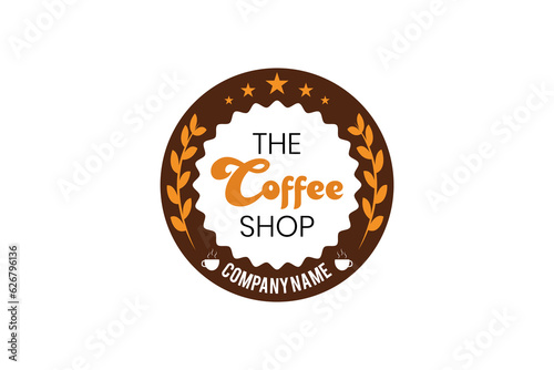 coffee label vector