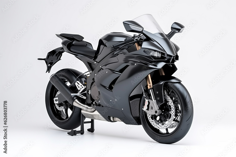 sport bike on white background sport bike on white background