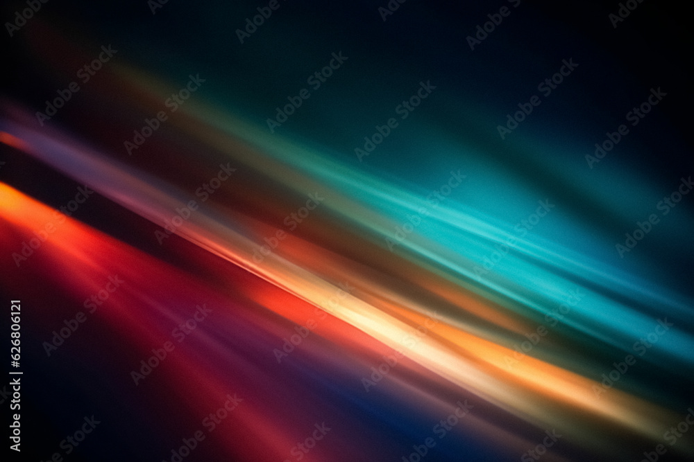 Color Dynamic Lights Effect Photo Overlays. Bright, Colourful Illumination, Motion Shine, Neon Light Trails, Design Textured Photo Filters. Generative AI.