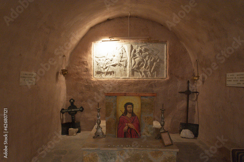 interior of the church