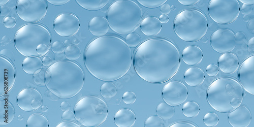 Bubbles close up - Generative AI