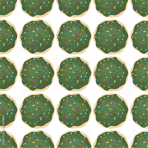 Pattern homemade cookie different taste in pastry biscuit
