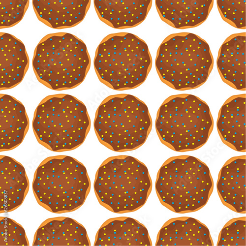 Pattern homemade cookie different taste in pastry biscuit