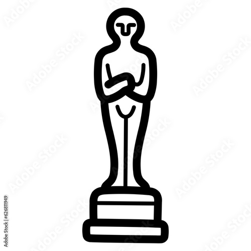 oscar line icon style
