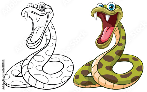 Green Polka Dot Python