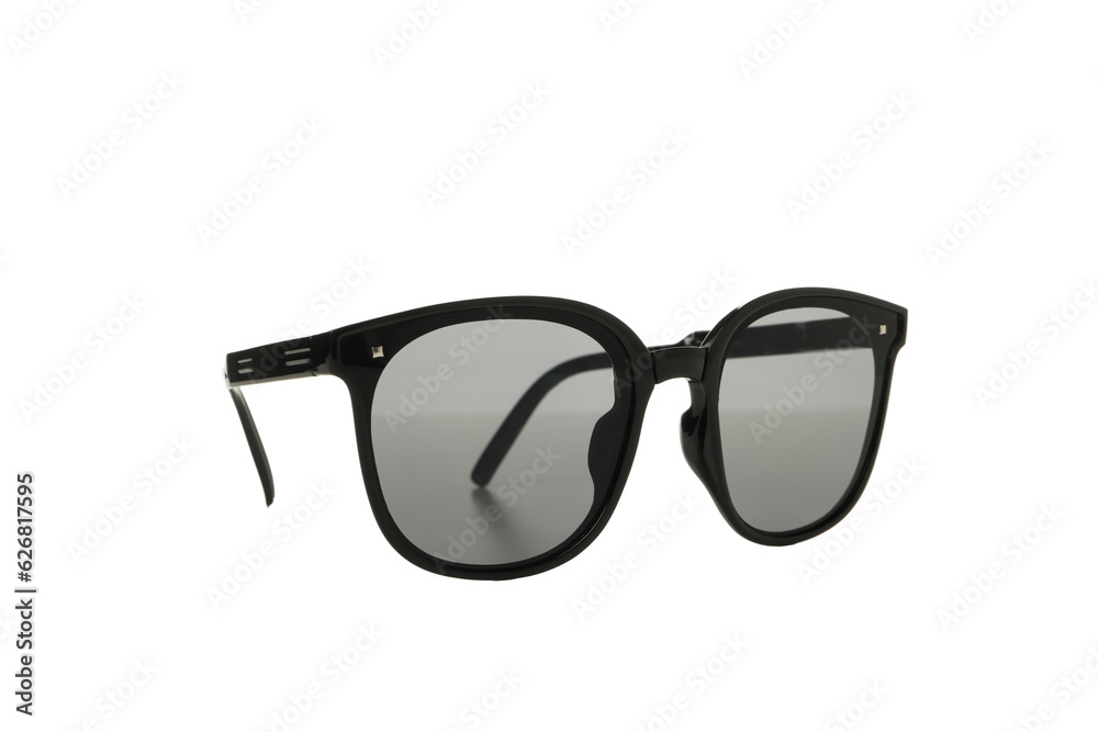 Fototapeta premium PNG, black sunglasses, isolated on white background