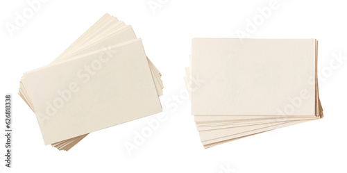 Wallpaper Mural Mockup of two horizontal business cards isolated. Torontodigital.ca