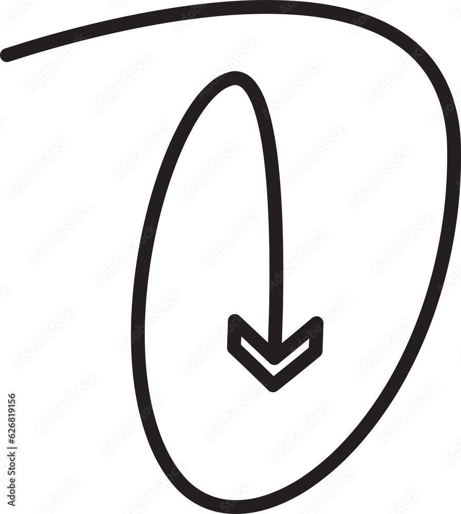 Curved Arrow Symbol
Curved Arrow Symbol