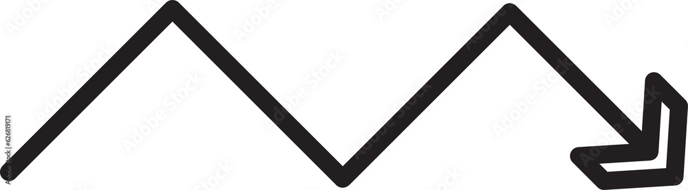 Zigzag Arrow Symbol
Zigzag Arrow Symbol