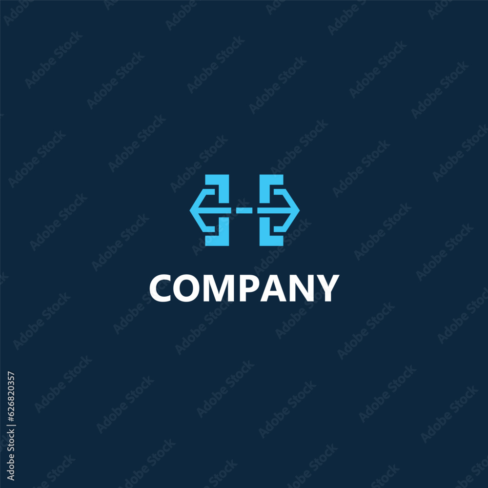 Initial Letter H Logo Business Logo Flat Vector Format Initial Letter H Logo Business Logo Flat Vector Format