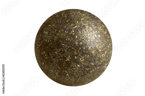 A ball of catnip isolated on a transparent background.