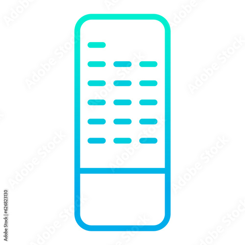 Outline gradient Remote control icon © kiran Shastry