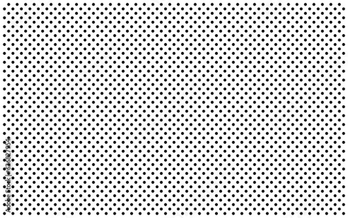 Minimalist black white halftone dot circle abstract background