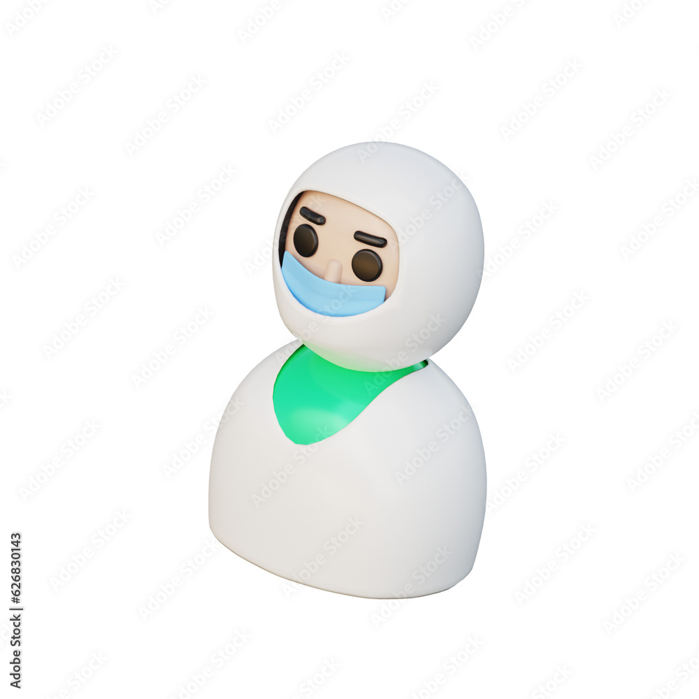 3D Protection Suit Illustration 3D Protection Suit Illustration