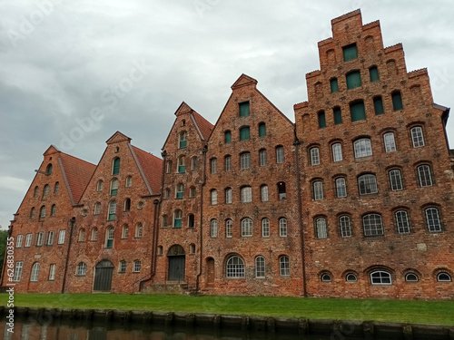 Historische Salzspeicher in der Altstadt von Lübeck